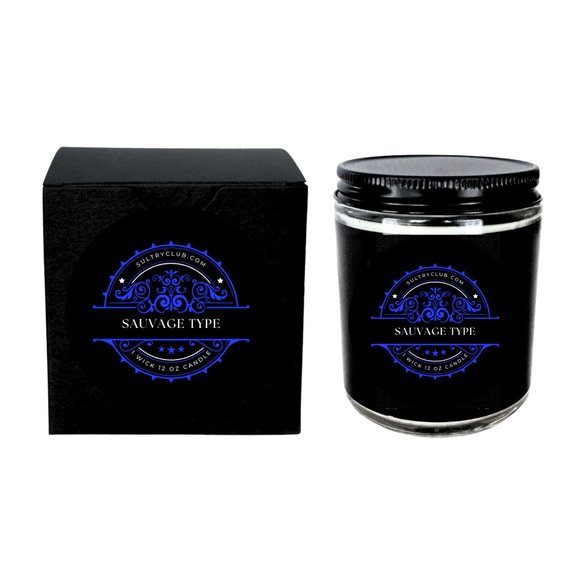 SAUVAGE (Our Version Of) Single Wick Candle - Picture 2 of 2